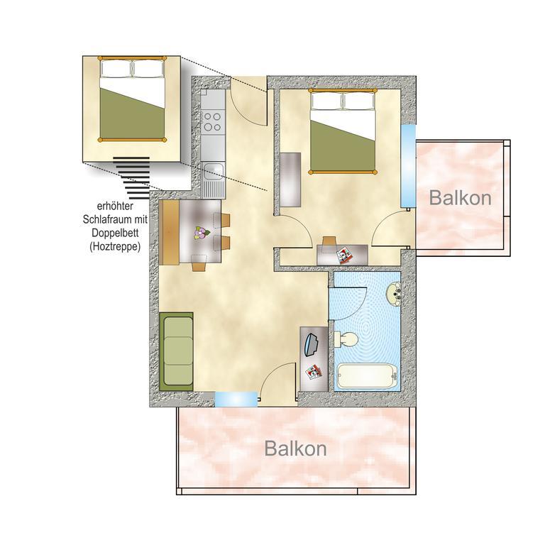 סן ולנטינו אלה מוטה Mountain Living Apartments חדר תמונה